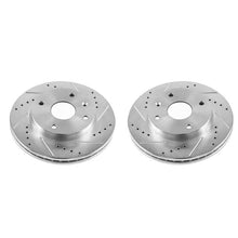 Load image into Gallery viewer, Power Stop 04-08 Suzuki Forenza Front Evolution Drilled & Slotted Rotors - Pair