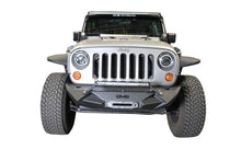 Load image into Gallery viewer, DV8 Offroad 07-18 Jeep Wrangler JK/JL Steel Stubby Front Bumper w/ Light Bracket & Winch Plate