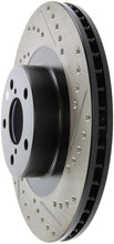 Load image into Gallery viewer, StopTech 02-10 Subaru WRX Slotted & Drilled Left Front Rotor (exc. STi)