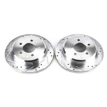 Load image into Gallery viewer, Power Stop 1993 Ford Mustang Front Evolution Drilled & Slotted Rotors - Pair