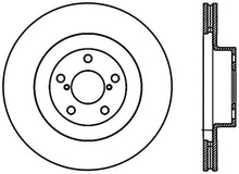 Load image into Gallery viewer, StopTech 02-10 Subaru WRX Slotted & Drilled Left Front Rotor (exc. STi)