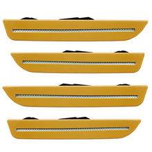 Load image into Gallery viewer, Oracle 10-14 Ford Mustang Concept Sidemarker Set - Clear - Amber Gold Metallic (GQ)