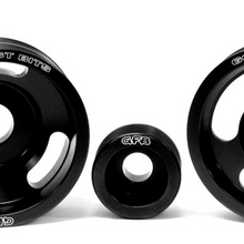 Load image into Gallery viewer, GFB 04-10 WRX/STI 3 Piece Under-Drive Pulley Kit w/ Belts (Crank Alternator & Power Steering)