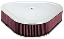 Load image into Gallery viewer, K&N Triangle Air Cleaner Assembly - Red - Size 14in - 5.125in Neck Flange x 3in Height