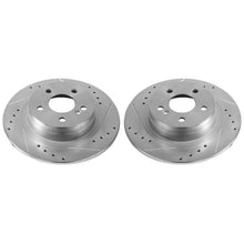 Load image into Gallery viewer, Power Stop 12-16 Mercedes-Benz C250 Rear Evolution Drilled & Slotted Rotors - Pair