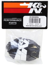 Load image into Gallery viewer, K&N Universal Precharger Round Tapered Air Filter Wrap Black 3in Base ID x 2in Top ID x 3in H