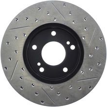 Load image into Gallery viewer, StopTech Power Slot 6/89-96 Nissan 300ZX Slotted & Drilled Right Front Rotor