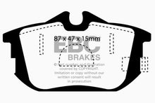 Load image into Gallery viewer, EBC 99-04 Volvo S40 1.9 Turbo T4 (200 BHP) Redstuff Rear Brake Pads