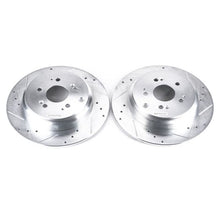 Load image into Gallery viewer, Power Stop 07-13 Acura MDX Rear Evolution Drilled & Slotted Rotors - Pair