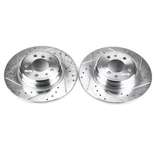 Load image into Gallery viewer, Power Stop 1995 BMW 740i Rear Evolution Drilled & Slotted Rotors - Pair
