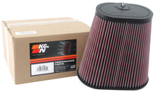 Load image into Gallery viewer, K&N Universal Clamp-On Air Filter 3-1/8in Dual FLG 8-7/8in X 5-3/16 B 6-1/4in X 4IN T, 9inH W/STUD
