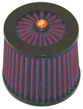 Load image into Gallery viewer, K&N Universal X-Stream Clamp-On Filter 4.5in Base OD x 4in Top OD x 4.031in H x 2.438in Flange ID