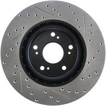Load image into Gallery viewer, StopTech 02-06 Acura RSX Type S / 06-09 Honda Civic Si Slotted & Drilled Right Front Rotor