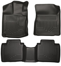 Load image into Gallery viewer, Husky Liners 12-13 Toyota Venza WeatherBeater Black Front & 2nd Seat Floor Liners