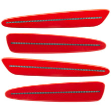 Load image into Gallery viewer, Oracle 05-13 Chevrolet Corvette C6 Concept Sidemarker Set - Clear - Torch Red (GKZ)