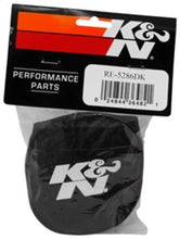Load image into Gallery viewer, K&N Black Drycharger Rectangle Straight Air Filter Wrap - Black