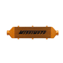 Load image into Gallery viewer, Mishimoto Universal Gold Z Line Intercooler Overall Size: 28x8x3 Core Size: 21x6x2.5 Inlet / Outlet