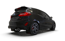 Load image into Gallery viewer, Rally Armor 18-22 Ford Fiesta ST MK8 Black UR Mud Flap w/ Orange Logo