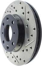Load image into Gallery viewer, StopTech 96-00 Honda Civic DX/HX Coupe/90-00 Civic DX/LX Sedan Slotted & Drilled Left Front Rotor