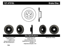 Load image into Gallery viewer, StopTech 02-10 Subaru WRX Slotted & Drilled Left Front Rotor (exc. STi)