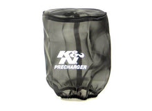 Load image into Gallery viewer, K&N Universal Precharger Round Straight Air Filter Wrap Black 5in ID x 7in Height