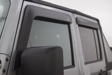 Load image into Gallery viewer, AVS 07-18 Jeep Wrangler (2 Door) Ventvisor & Aeroskin Deflector Combo Kit - Matte Black