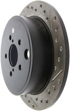 Load image into Gallery viewer, StopTech 08-10 Impreza WRX (Exc STi)/08-10 Impreza Coupe/Sedan Slotted & Drilled Left Rear Rotor