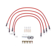Load image into Gallery viewer, Power Stop 07-17 Jeep Wrangler Front & Rear SS Braided Brake Hose Kit (4in Lift Vehicles Only)