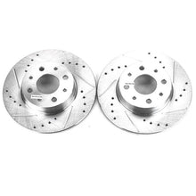 Load image into Gallery viewer, Power Stop 13-18 Fiat 500 Rear Evolution Drilled & Slotted Rotors - Pair