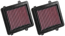Load image into Gallery viewer, K&N 16-17 Honda CRF1000L Africa Twin 998 Replacement Drop In Air Filter (2 Per Box)
