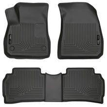 Load image into Gallery viewer, Husky Liners 2016 Chevy Malibu Weatherbeater Black Front & 2nd Seat Floor Liners (Footwell Coverage)