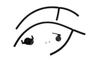 Load image into Gallery viewer, J&L 17-24 Nissan Armada / 14-24 Infiniti QX80 5.6L Driver Side Oil Separator 3.0 - Black Anodize