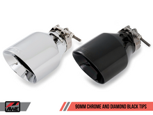Load image into Gallery viewer, AWE Tuning Audi B9 S5 3.0T Touring Edition Exhaust - Diamond Black Tips (90mm)
