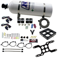 Load image into Gallery viewer, Nitrous Express Dominator Dual Stage Billet Crossbar Nitrous Kit (50-300 & 100-500HP) w/15lb Bottle