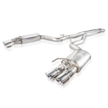 Load image into Gallery viewer, Stainless Works 2018+ Ford Mustang GT 3in Redline Series Catback X-Pipe w/Active Valves & Quad Tips
