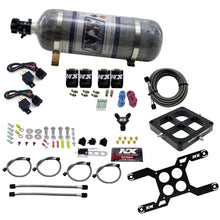 Load image into Gallery viewer, Nitrous Express Dominator Dual Stage Billet Crossbar Nitrous Kit (50-300 & 100-500HP) w/Comp Bottle