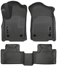 Load image into Gallery viewer, Husky Liners 16-22 Dodge Durango Weatherbeater Black Front & 2nd Seat Floor Liners