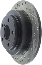 Load image into Gallery viewer, StopTech 05-06 Saab 9-2X AWD / 02-05 Impreza WRX / 02 WRX STi Slotted & Drilled Right Rear Rotor