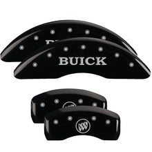 Load image into Gallery viewer, MGP 4 Caliper Covers Engraved Front & Rear MOPAR Black finish silver ch