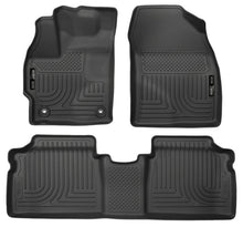 Load image into Gallery viewer, Husky Liners 2015 Toyota Prius WeatherBeater Black Front & 2nd Seat Floor Liners