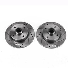 Load image into Gallery viewer, Power Stop 99-02 Volkswagen Cabrio Rear Evolution Drilled & Slotted Rotors - Pair