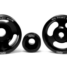 Load image into Gallery viewer, GFB 04-10 WRX/STI 3 Piece Under-Drive Pulley Kit w/ Belts (Crank Alternator & Power Steering)