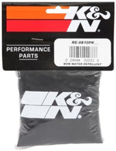 Load image into Gallery viewer, K&N Universal Round Tapered Filter Wrap - Black - 6in Base ID x 4.625in Top ID x 9in Height