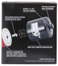 Load image into Gallery viewer, K&N Oil Transmission Filter, Powersports - Canister