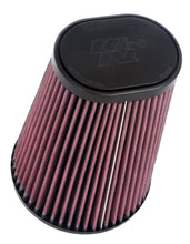 Load image into Gallery viewer, K&N Universal Round Clamp-On Air Filter 4-1/2in FLG, 5-7/8in B, 3-1/4in X 4-1/2in T, 8in H