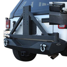 Load image into Gallery viewer, DV8 Offroad 07-18 Jeep Wrangler JK Rear Bumper w/ Tire Carrier & Tapered Bearing