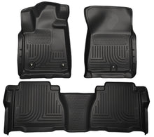 Load image into Gallery viewer, Husky Liners 12-13 Toyota Tundra Weatherbeater Black Front & 2nd Seat Floor Liners
