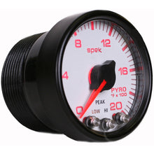Load image into Gallery viewer, Autometer Spek-Pro Gauge Pyro. (Egt) 2 1/16in 2000f Stepper Motor W/Peak & Warn Wht/Blk