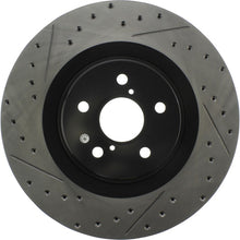 Load image into Gallery viewer, StopTech 13-18 Lexus GS350 Slotted & Drilled Front Right Rotor
