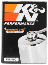 Load image into Gallery viewer, K&N Harley Davidson 3in OD x 4.063in H Chrome Oil Filter